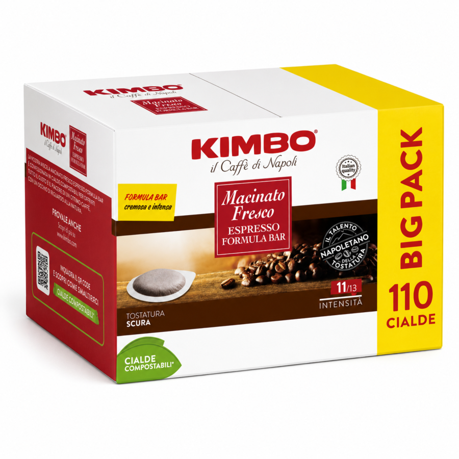 Kimbo 110 Cialde Formula Bar e Macinato Fresco