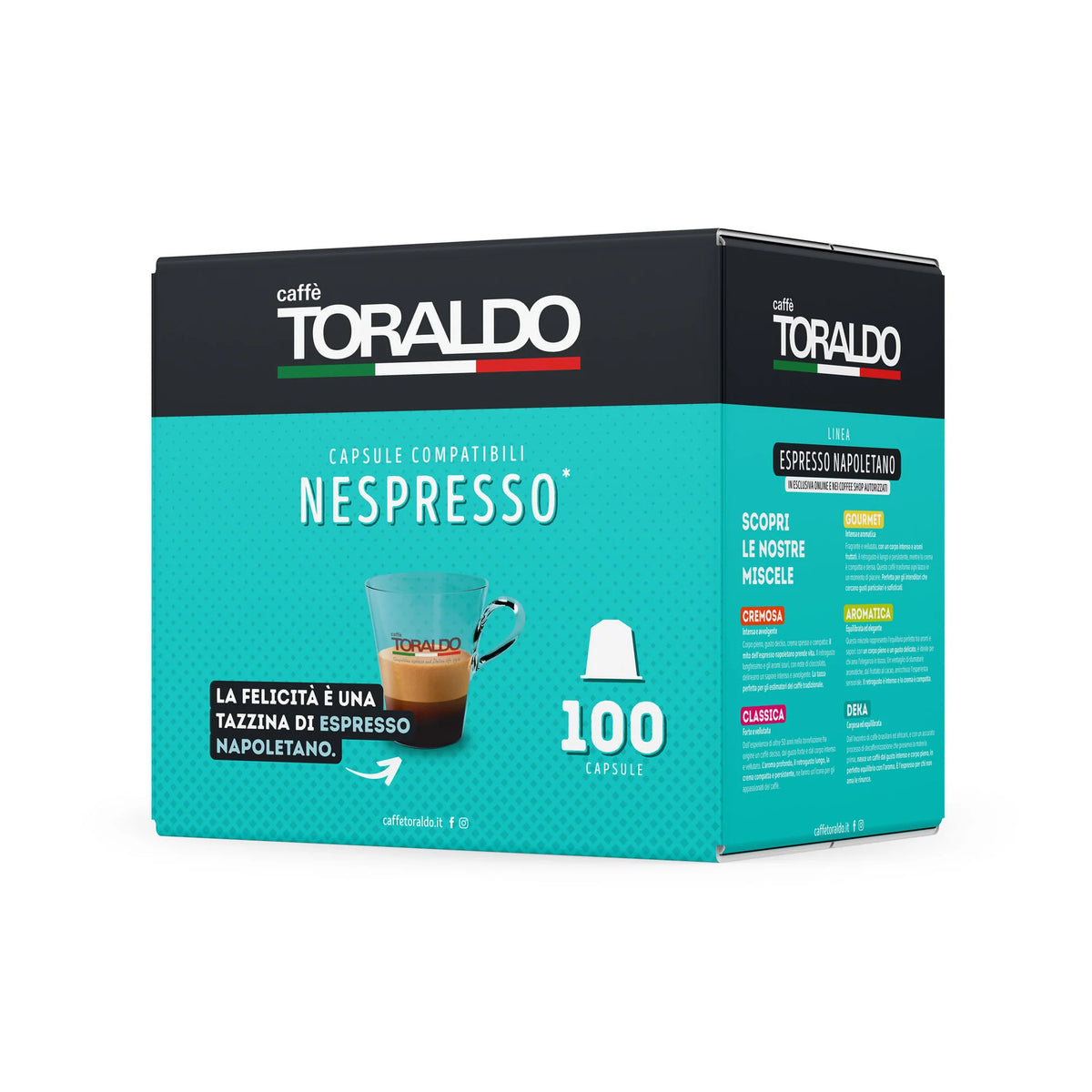 Toraldo 100 Capsule Compatibili Nespresso