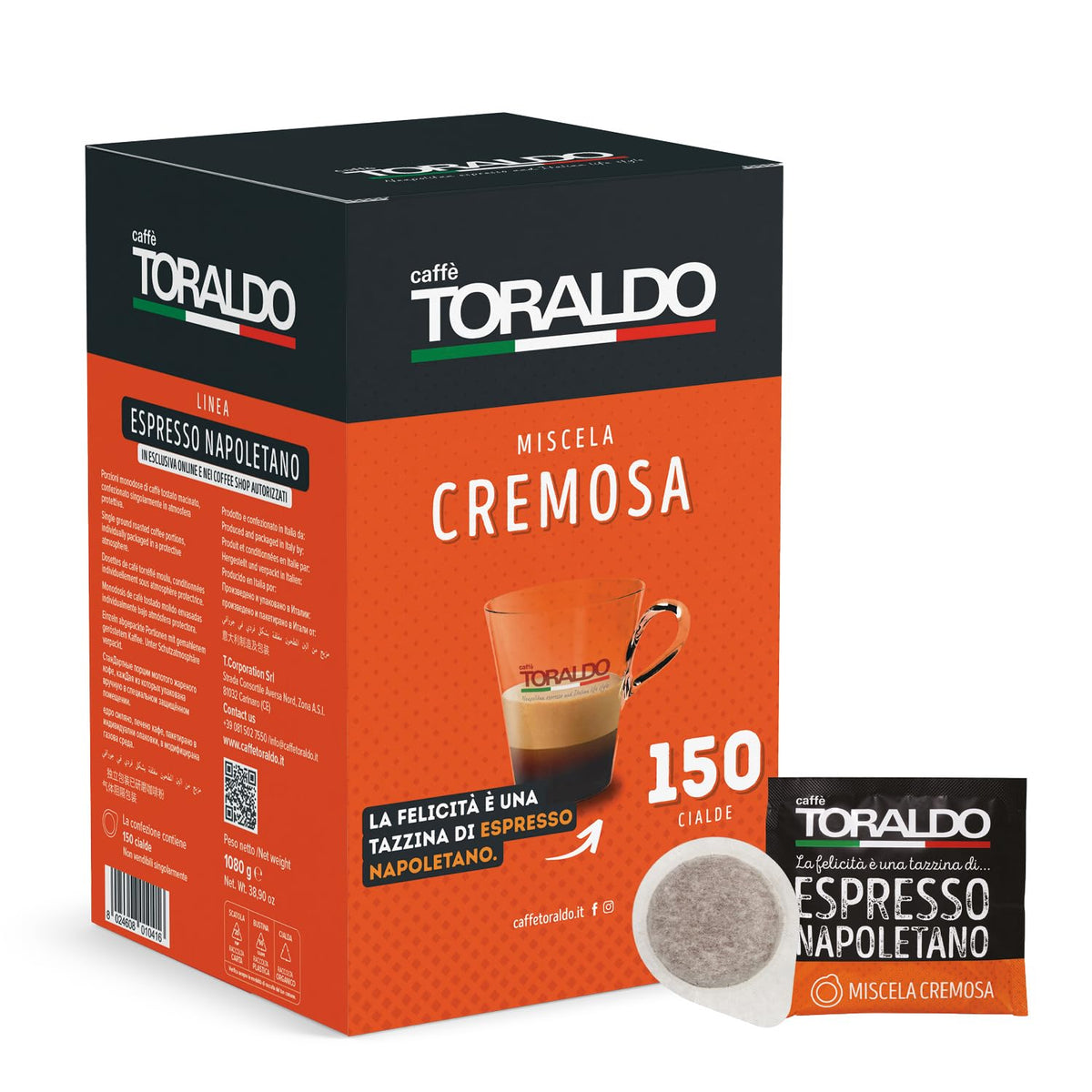Toraldo Cremoso 150 cialde
