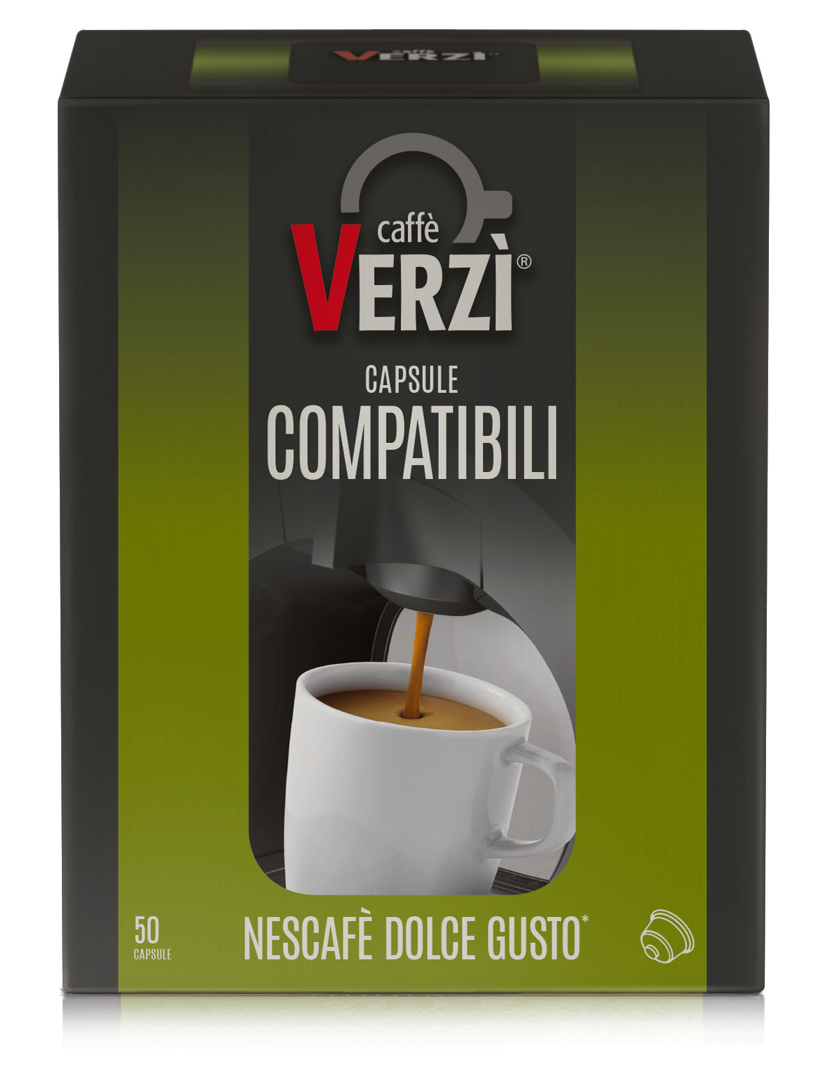 Verzì intenso 50 Capsule Compatibili DolceGusto