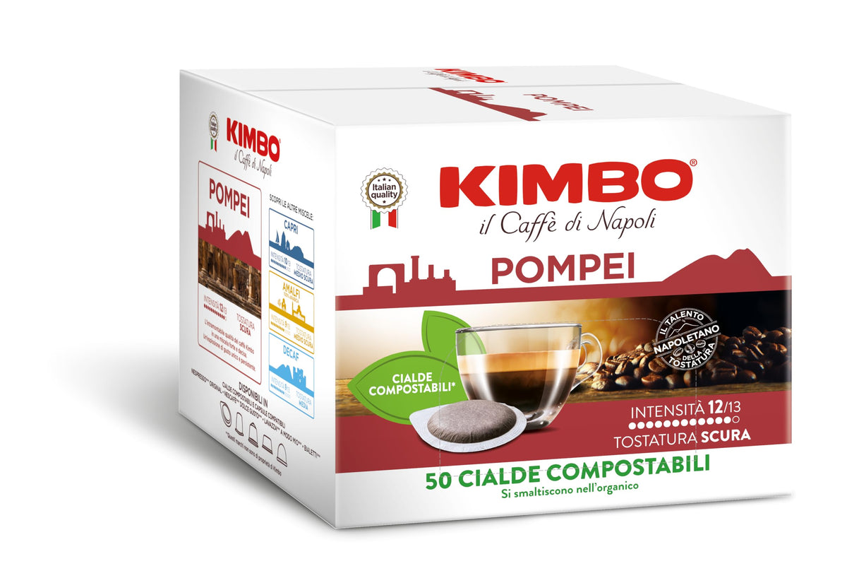 Kimbo Pompei 50 Cialde Compostabili