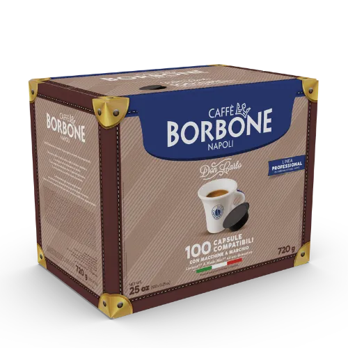 Borbone 100 capsule Don Carlo compatibili A Modo Mio Aromi Vari
