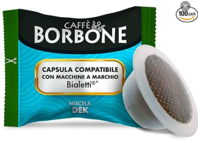 Borbone 50 Capsule compatibili Bialetti Aromi Vari