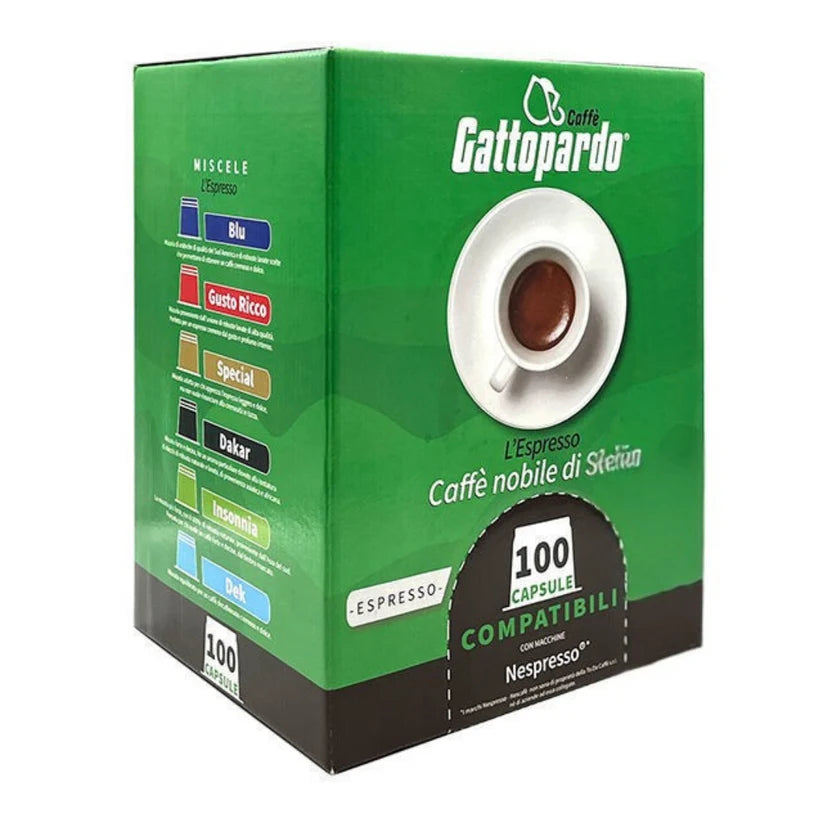 Gattopardo Insonnia 100 Capsule Compatibili Nespresso